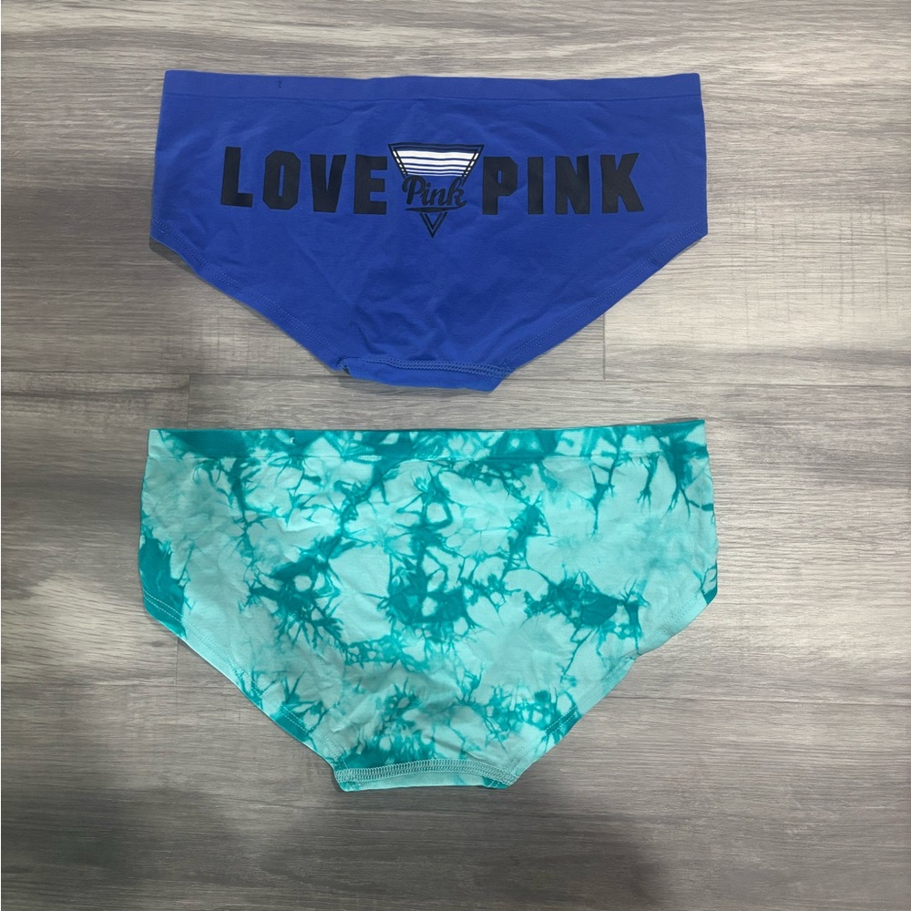 NWT Victoria’s Secret Pink two pairs panties M